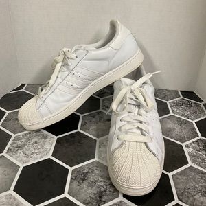 Adidas Superstars All White Men’s 12
